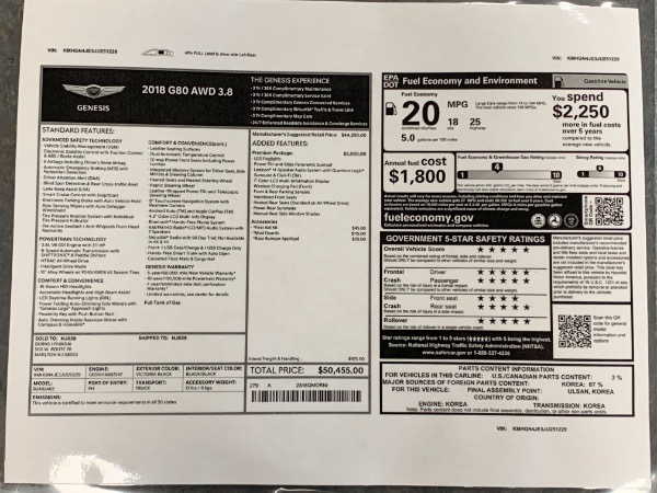 Used-2018-Genesis-G80-38L