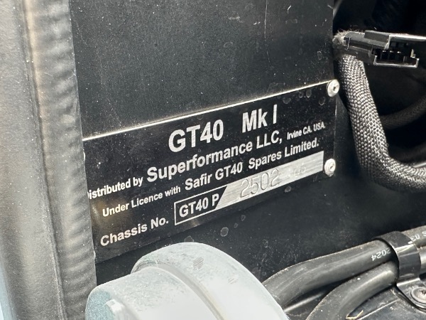 Used-1969-FORD-GT40-SAFIR-SPARES-/-SUPERFORMANCE-Mark-I-Widebody