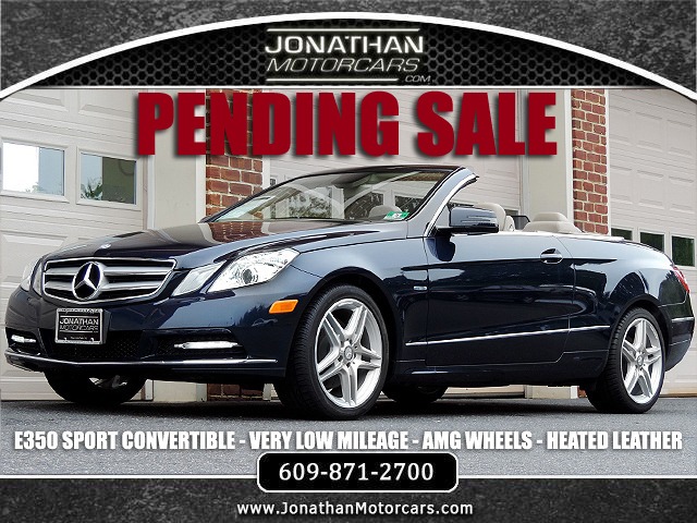 12 Mercedes Benz E Class E 350 Convertible Sport Stock For Sale Near Edgewater Park Nj Nj Mercedes Benz Dealer